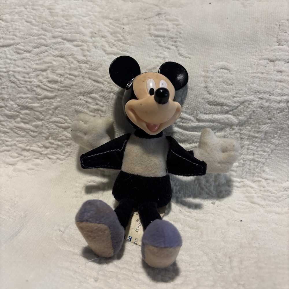 HOUSE MOUSE MICKEY MOUSE 5.5" SOFT PLUSH MCDONALDS HAPPY MEAL TOY (NEW SEALED)